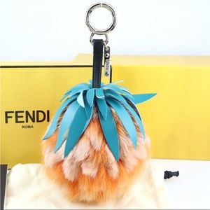 Fendi Pom Pom Key Chain